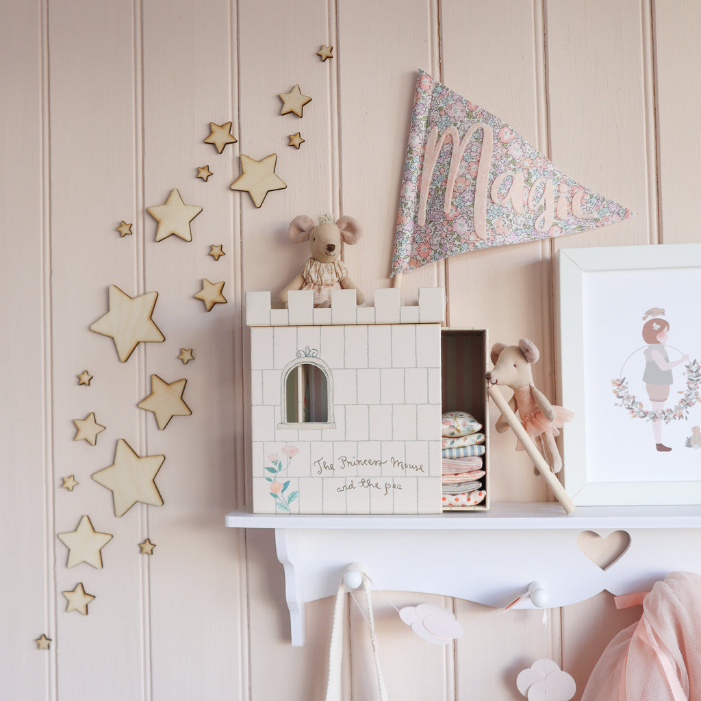 Wooden Star Wall Decals