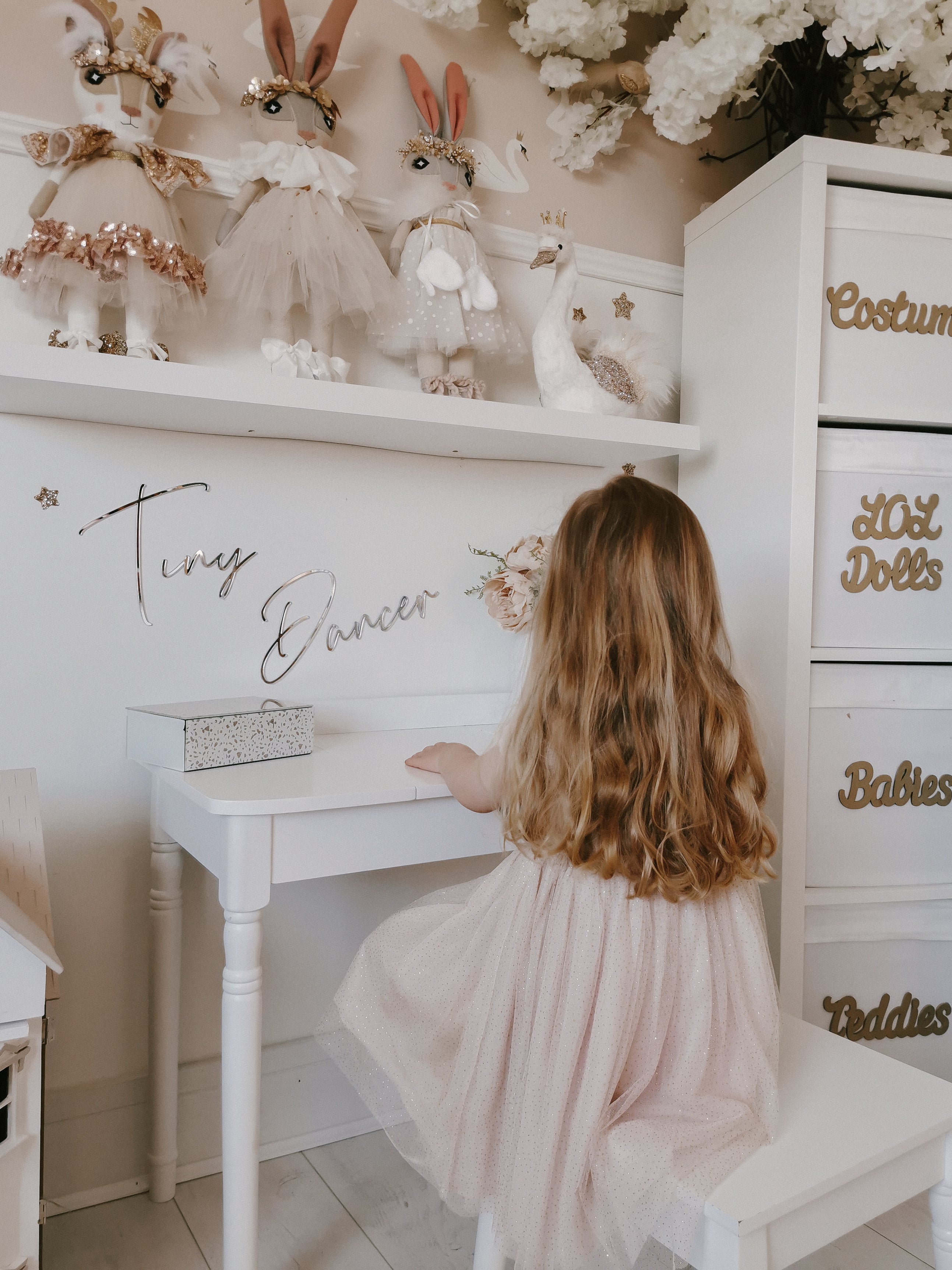 "Tiny Dancer" Mirrored Wall Quote