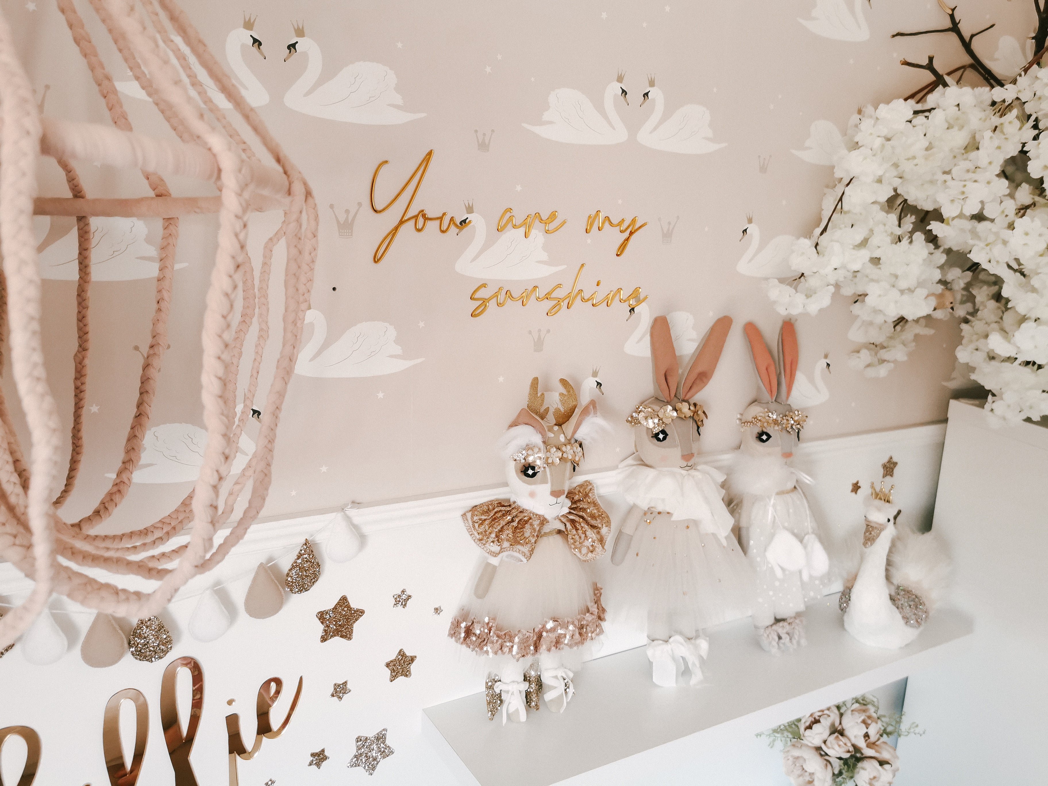 “You are my sunshine" Mirrored Wall Quote