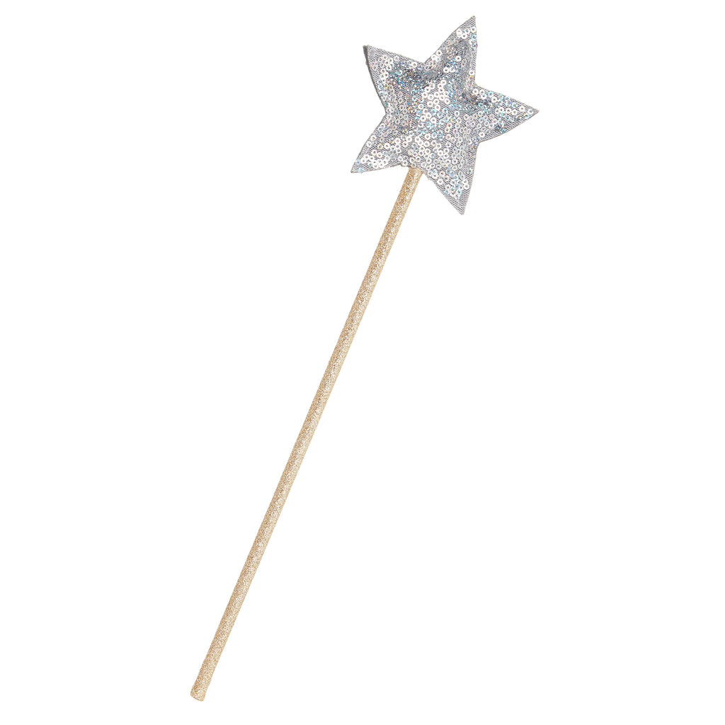 Silver Sequin Sparkle Wand