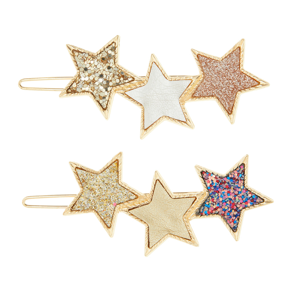 Sugarplum star snap clips