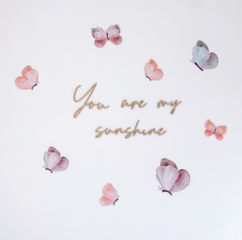 "You are my sunshine" Wooden Wall Quote